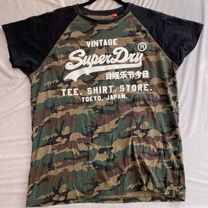 Superdry Camo Raglan T-Shirt